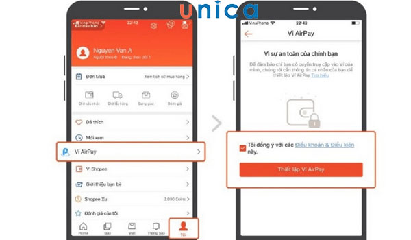 Chọn tôi đồng ý với các điều khoản