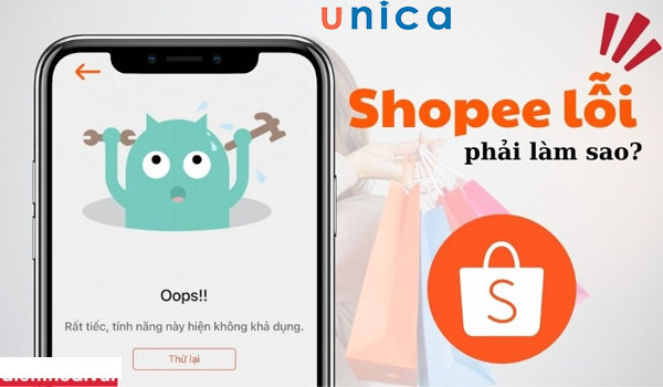 Điện thoại mất kết nối mạng khiến Shopee không vào được