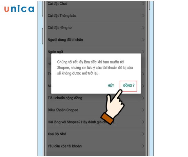 Click chọn Đồng ý