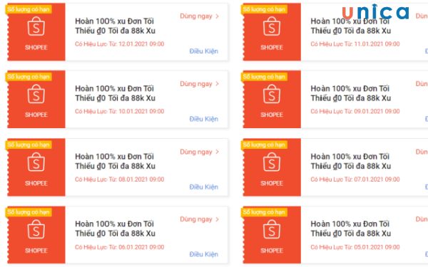Nguồn lấy mã giảm giá Shopee