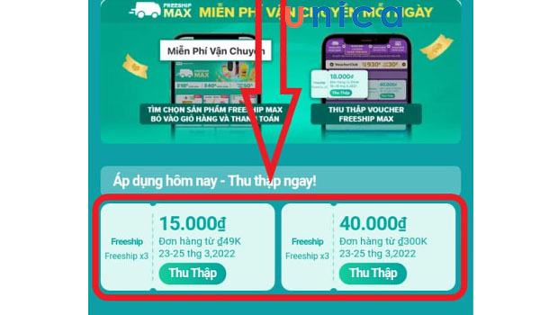 Mua hàng trên lazada áp mã miễn phí vận chuyển