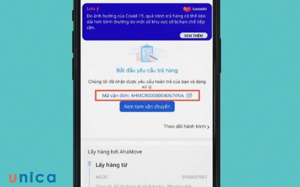 Gửi yêu cầu hoàn tiền