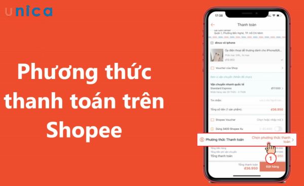 Phương thức thanh toán trên Shopee