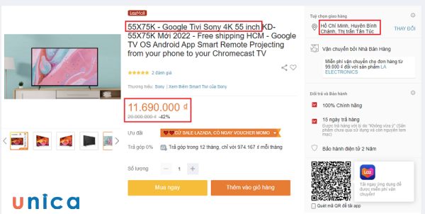 Mua tivi trên Lazada là một lựa chọn thông minh và hợp lý