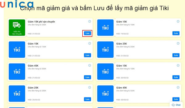 Lấy mã Freeship Tiki trên trang mạng xã hội