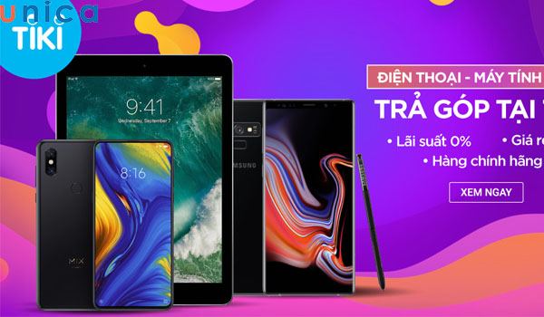 Mua hàng trả góp Tiki tuỳ theo khả năng tài chính mỗi người