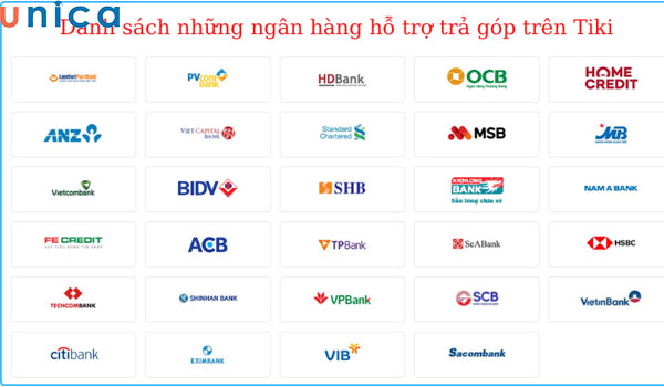 Điều kiện mua trả góp trên Tiki