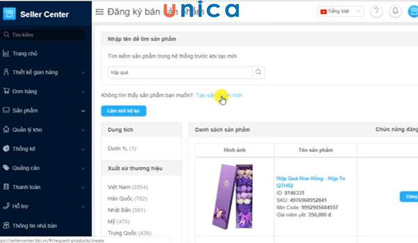 Vi phạm quy định Tiki sẽ không thể xoá sản phẩm