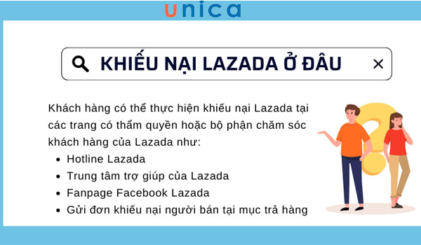 Có rất nhiều cách để khiếu nại Lazada