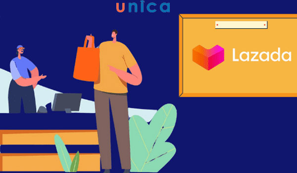 Liên hệ tới hotline Lazada
