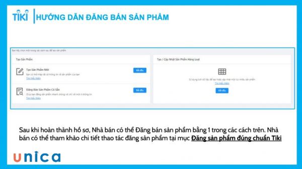 Đăng bán sản phẩm trên Tiki