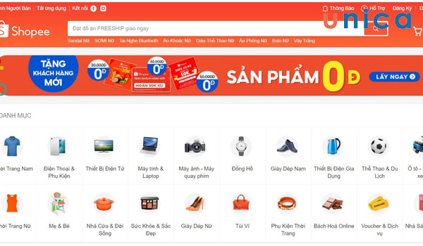 Shopee là sàn thương mại điện tử vô cùng quen thuộc