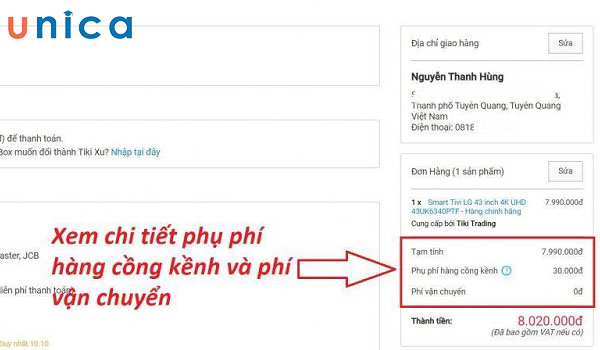 Tiki phụ thu phí với những hành cồng kềnh