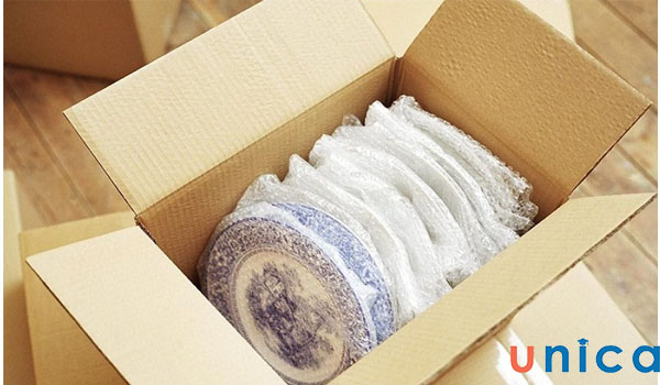 Lưu ý đối với hàng thuỷ tinh dễ vỡ