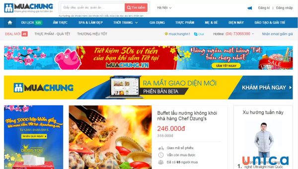 Muachung.vn là một trang web thương mại điện tử và cũng là một trong những nền tảng mua sắm trực tuyến phổ biến tại Việt Nam