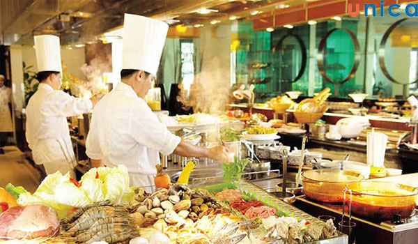 Mô hình nhà hàng buffet hiện đại