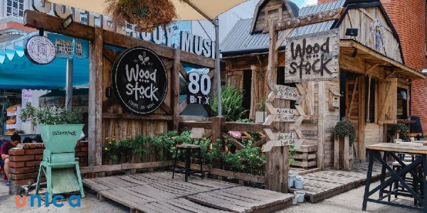 Quán cafe phong cách Rustic