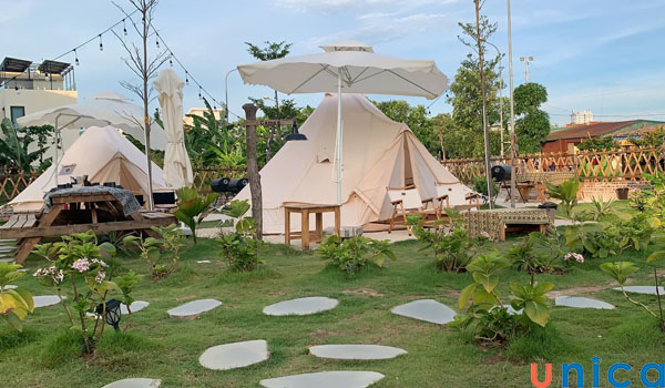 Ý tưởng mở quán cà phê camping