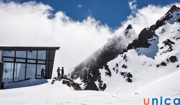 Quán cafe Knoll Ridge ở đảo Tongariro