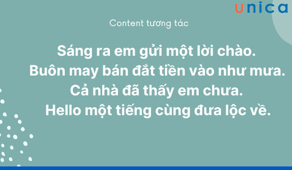 Lời giới thiệu bán hàng tăng tương tác
