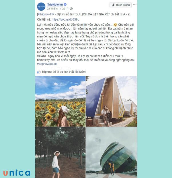 Nội dung thông tin cung cấp thông tin hữu ích cho khách hàng