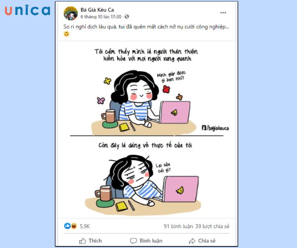 Mẫu content đánh trúng tim đen