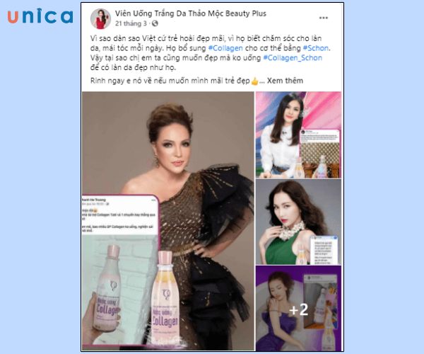 Mẫu content người nổi tiếng