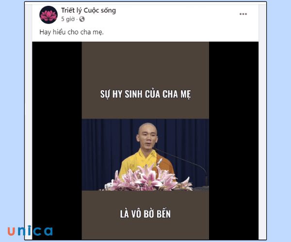 Mẫu content triết lý