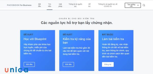 Chọn chứng chỉ cần lấy