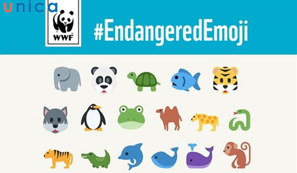 Chiến dịch #EndangeredEmoji của WWF