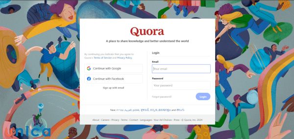 Quora là một trang web hỏi đáp nơi mọi người đặt câu hỏi và nhận câu trả lời về mọi chủ đề