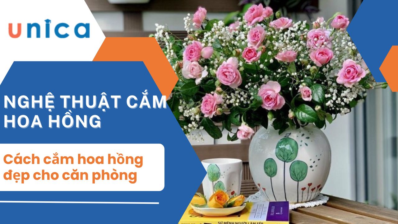 Cách cắm hoa hồng đẹp cho từng căn phòng tràn đầy sức sống