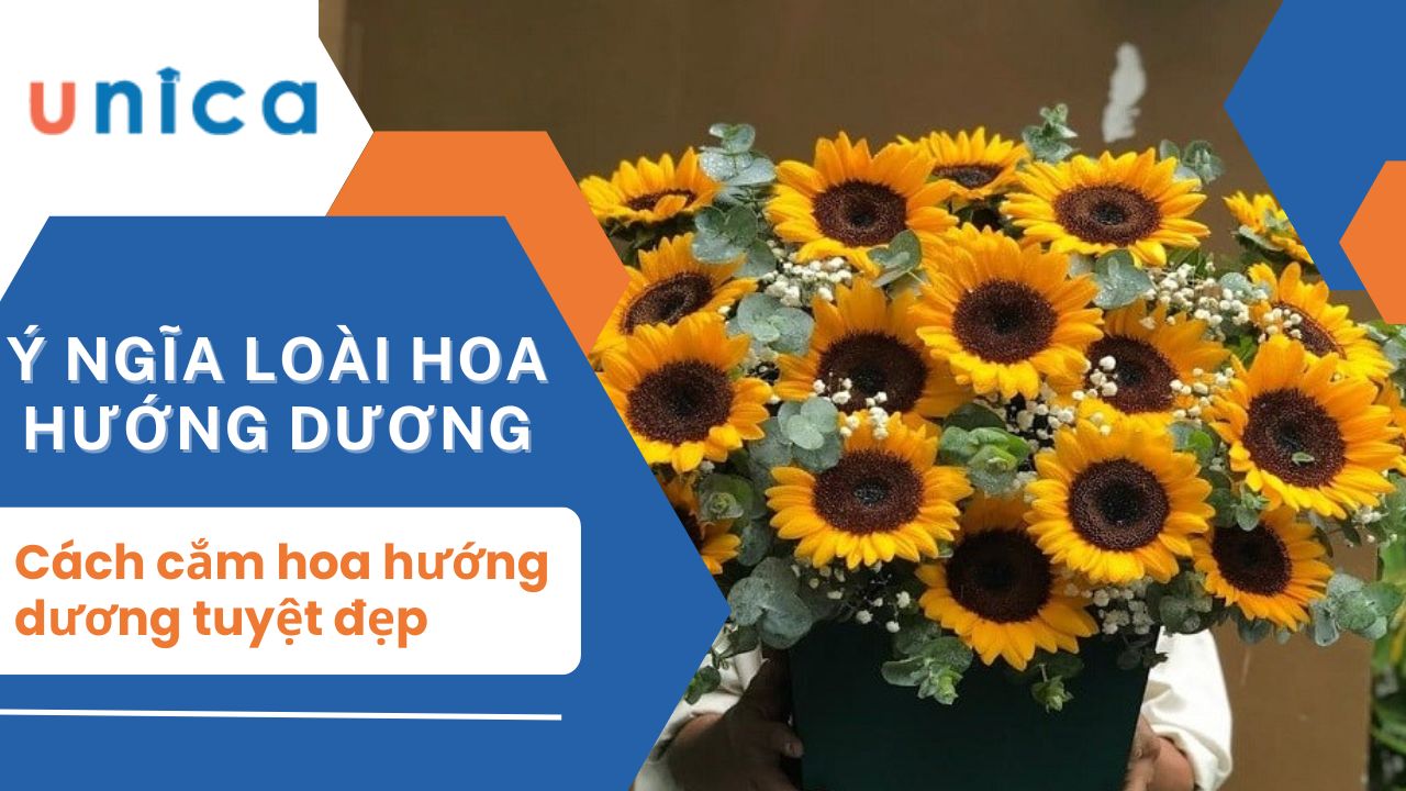 Hướng dẫn cắm hoa hướng dương tuyệt đẹp cho không gian ngày Tết