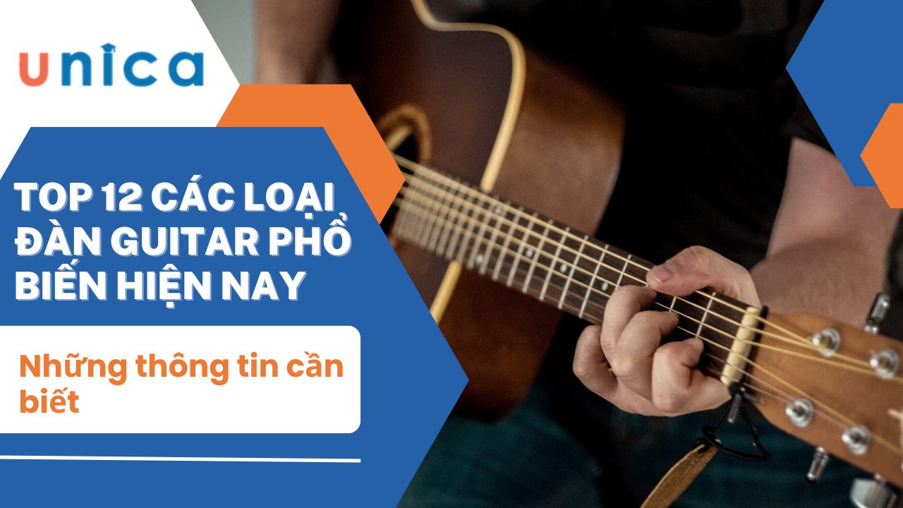 Top 12 các loại đàn guitar phổ biến nhất hiện nay bạn nên biết