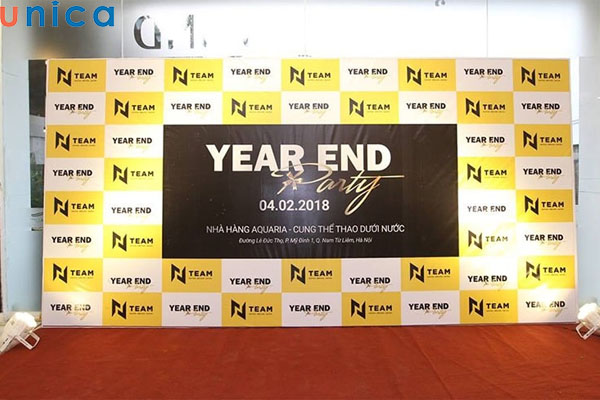 Mẫu Backdrop sự kiện công ty cuối năm