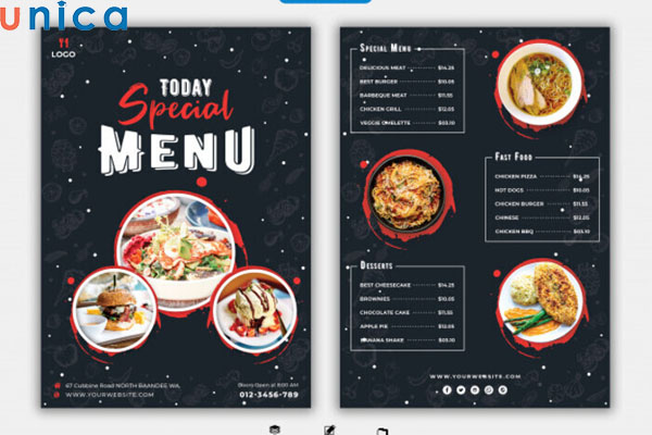 Thông tin trên Flyer đơn giản hơn trên Brochure