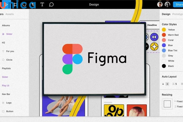 Figma có tính cộng tác cao, chia sẻ thiết kế dễ dàng