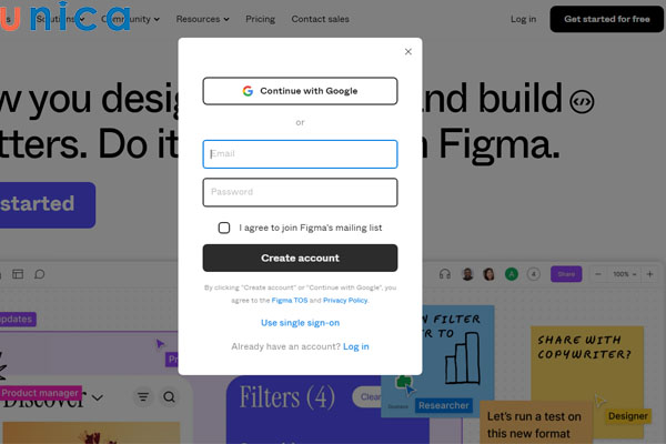 Đăng ký hoặc sử dụng tài khoản Google