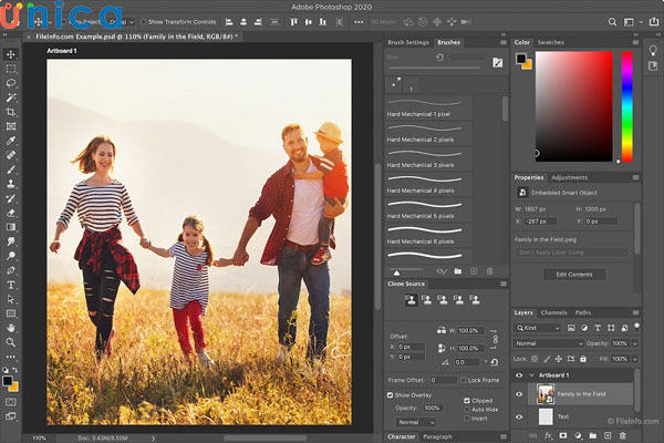Photoshop có tính năng chỉnh sửa đồ hoạ và khôi phục lại ảnh cũ