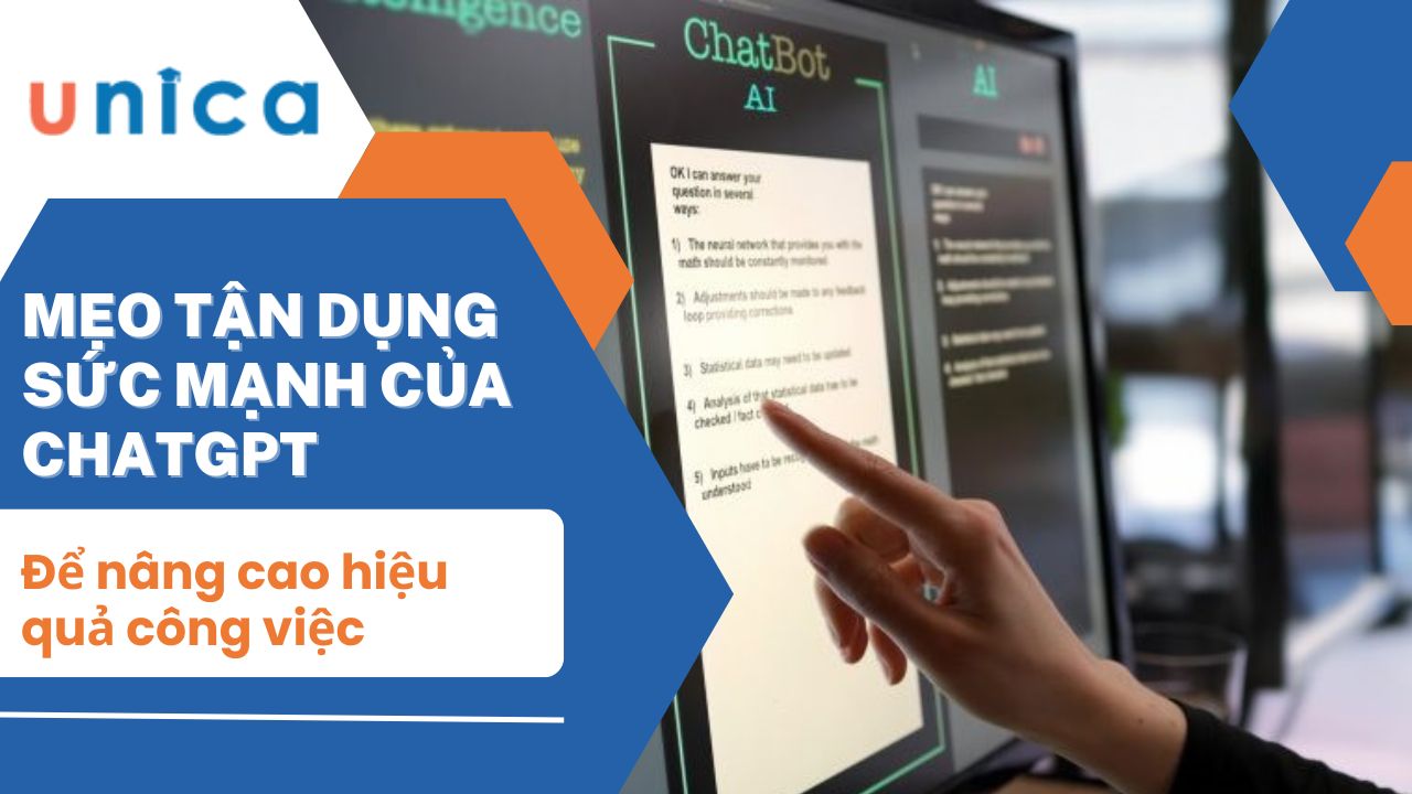 Mẹo tận dụng sức mạnh của Chatgpt để nâng cao hiệu quả công việc