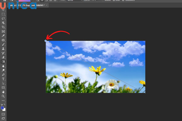 Kéo chuột trên xuống dưới
