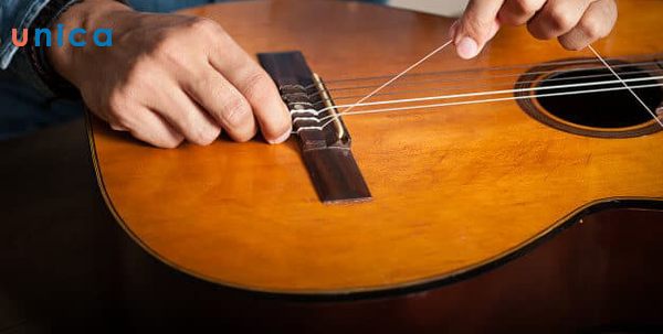 Đứt dây do ngựa đàn quá bén, bám bụi hoặc bị ăn mòn