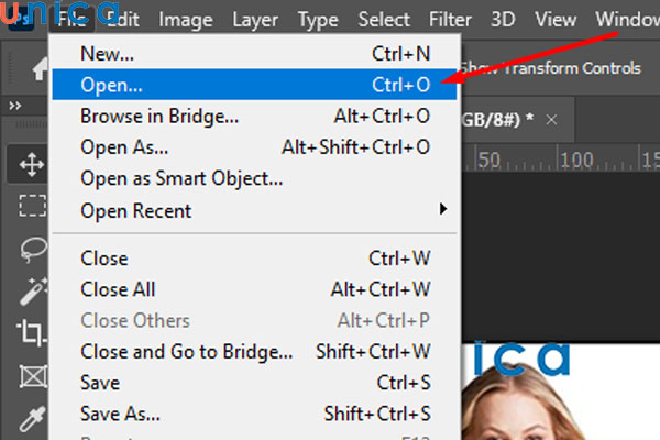 Chọn hình ảnh muốn đổi màu áo