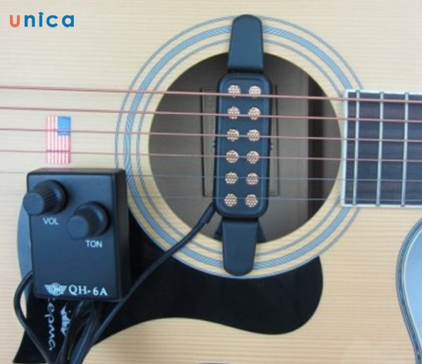 Pickup guitar là một thiết bị cảm biến âm thanh được lắp đặt trên cây đàn guitar