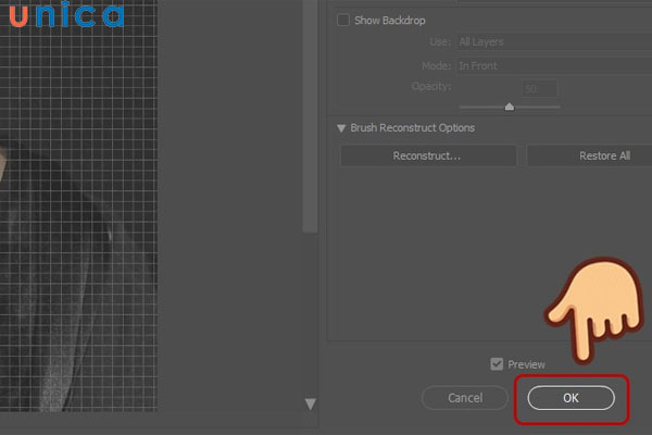Nhấn OK để hoàn thành