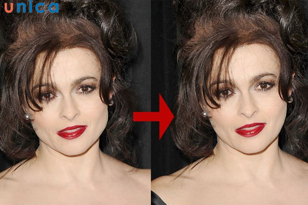 Sự khác biệt trước và sau khi bóp mặt