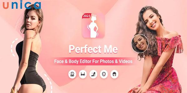 Perfect Me giúp bạn làm gọn mặt chỉ bằng vai thao tác