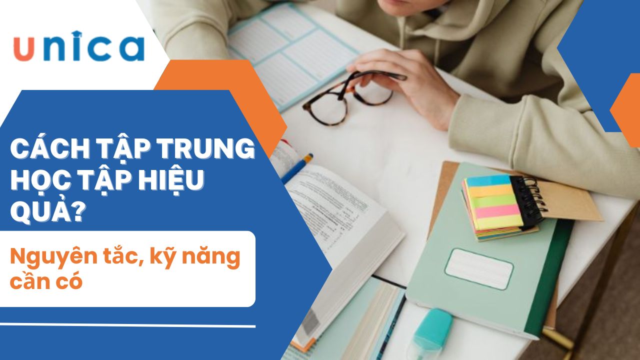 Cách tập trung học tập hiệu quả? Nguyên tắc, kỹ năng cần có