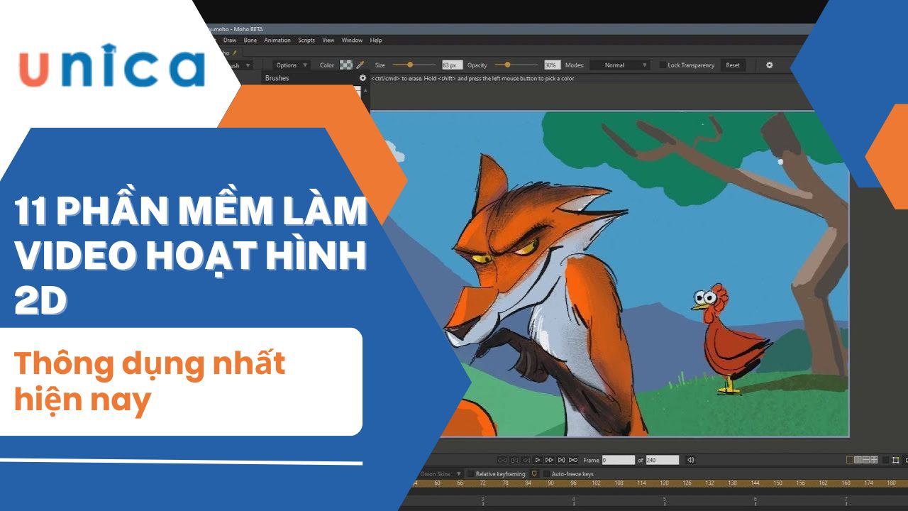 11 phần mềm làm video hoạt hình 2D thông dụng nhất hiện nay