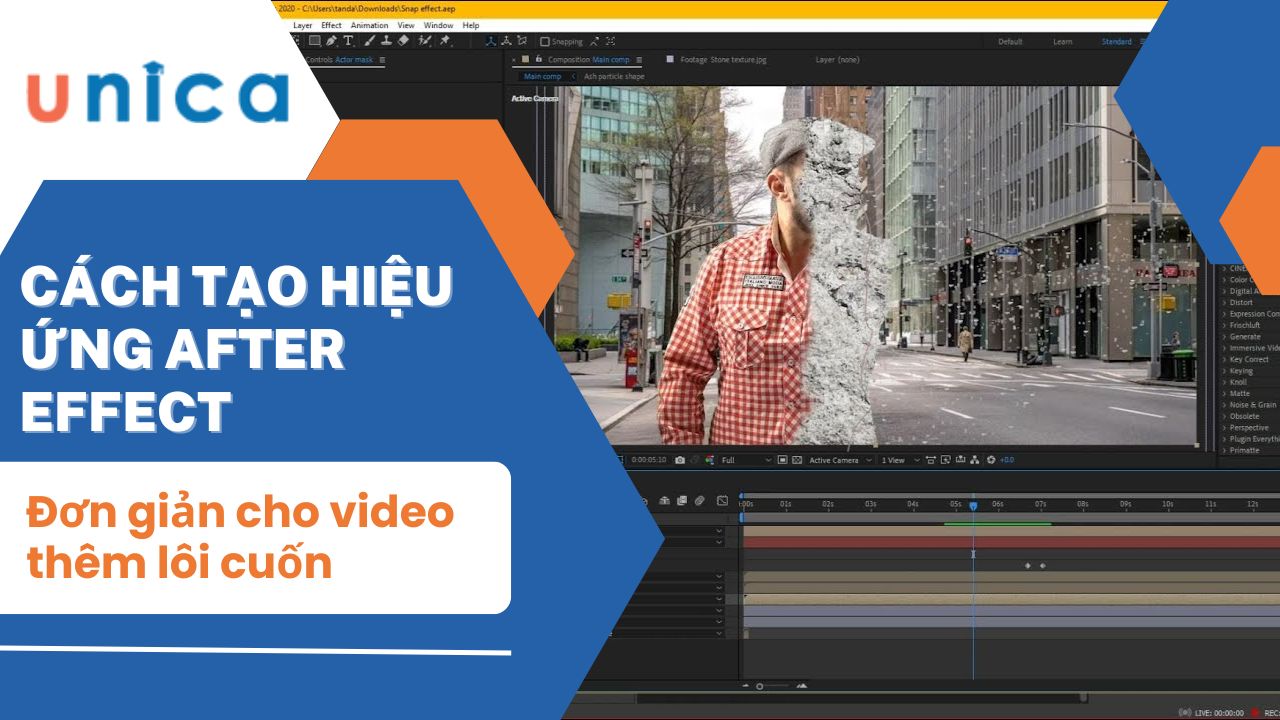 Cách tạo hiệu ứng after effect đơn giản cho video thêm lôi cuốn